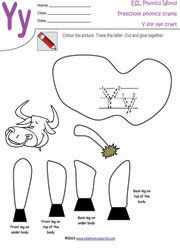 Yy-yak-craft-worksheet